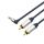 shiverpeaks FL31-36131 Audio-Kabel 0,75 m 3.5mm 2 x RCA Blau