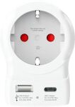 SKROSS Adapter Europe to USA + 2x USB Slot - 2.400 mMA