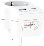 SKROSS Adapter Europe to USA + 2x USB Slot - 2.400 mMA