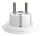 Skross 1.500211C-E Netzstecker-Adapter Universal Weiß