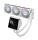 ASUS ROG Strix LC IV 360 ARGB LCD White Edition Prozessor Flüssigkeitskühlung 12 cm Weiß