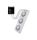 ASUS ROG Strix LC IV 360 ARGB LCD White Edition Prozessor Flüssigkeitskühlung 12 cm Weiß