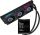 ASUS ROG Strix LC IV 360 ARGB LCD Prozessor Flüssigkeitskühlung 12 cm Schwarz