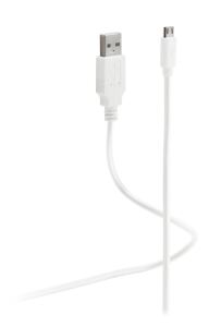 Flexline FL31-72186 USB Kabel USB 2.0 1,8 m USB A Micro-USB B Weiß