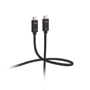 Flexline FL31-77005 Thunderbolt-Kabel 0,25 m 40 Gbit/s Schwarz