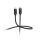 Flexline FL31-77005 Thunderbolt-Kabel 0,25 m 40 Gbit/s Schwarz