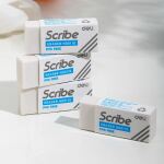DELI Radiergummi SCRIBE, PVC frei, 4x1,7x1,2cm weiß...