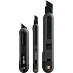 DELI Cuttermesser Set 3-teilig grau