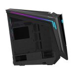 GIGABYTE AORUS C700 GLASS PC-Gehäuse – Full-Tower, unterstützt bis zu E-ATX & 420-mm-Radiatoren, vorinstallierte 5x 120-mm-Lüfter, USB 3.1 Typ-C, RGB Fusion