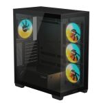 GIGABYTE C500 PANORAMIC STEALTH Midi Tower Schwarz