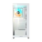 GIGABYTE C500 PANORAMIC STEALTH Midi Tower Weiß