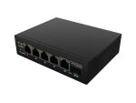 LANBERG Switch ILFE-4P-1GE-1S-90 Light Indus. POE 1xBT 3xAT
