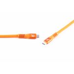 Flexline FL31-77007 USB Kabel USB 3.2 Gen 2x2 0,25 m USB C 20 Gbit/s 240 W Orange