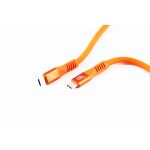 Flexline FL31-77157 USB Kabel USB 3.2 Gen 2x2 1,5 m USB C 20 Gbit/s 240 W Orange