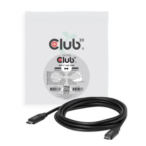 CLUB3D USB-C®-Sicherheitskabel 240 W, ohne Daten, 2 m / 6,56 ft