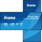 iiyama LH10552UWS-B1AG Signage-Display Kiosk-Design 2,66 m (104.6") WLAN 500 cd/m² UltraWide 5K HD Eingebauter Prozessor Android 24/7