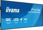 iiyama LH10552UWS-B1AG Signage-Display Kiosk-Design 2,66 m (104.6") WLAN 500 cd/m² UltraWide 5K HD Eingebauter Prozessor Android 24/7