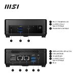 MSI Cubi 5 1MA-661AT 8GB 500GB SSD i5-120U black W11H