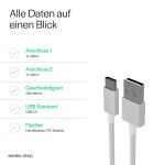 S/CONN maximum connectivity FL31-13043 USB Kabel USB 2.0 2 m USB A USB C 0,48 Gbit/s 60 W Weiß