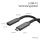 S/CONN maximum connectivity Flexline-USB-C Verlängerungskabel, USB C Stecker auf USB-C Buchse, 3.2, PD, Textil, 0,5m