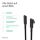 S/CONN maximum connectivity Flexline-USB-C Verlängerungskabel, USB C Stecker auf USB-C Buchse, 3.2, 90°, PD, Textil, 0,5m