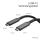 S/CONN maximum connectivity Flexline-USB-C Ladekabel, USB C Stecker auf USB-C Stecker, 3.2, 100W PD, Textil, 1m
