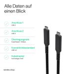 S/CONN maximum connectivity Flexline-USB-C Ladekabel, USB...