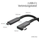 S/CONN maximum connectivity Flexline-USB-C Ladekabel, USB...