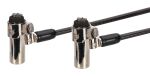 Conceptronic CUSTODIO02BNTM Dual-Head Laptop-Schloss mit...