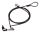 Conceptronic CUSTODIO02BNTM Dual-Head Laptop-Schloss mit Schlüssel, Nano-Sicherheitsslot, Master-Key-System kompatibel, 1,8 m