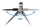 Conceptronic CUSTODIO02BNTM Dual-Head Laptop-Schloss mit Schlüssel, Nano-Sicherheitsslot, Master-Key-System kompatibel, 1,8 m