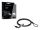 Conceptronic CUSTODIO02BSM Laptop-Schloss mit Schlüssel, Standard-Sicherheitsslot, Master-Key-System kompatibel, 1,8 m