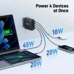 Acer ZL.ADTCC.00L Ladegerät für Mobilgeräte Universal Schwarz AC Schnellladung Drinnen