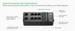 APC Back-UPS BE1050G2-GR - USV 8x Schuko, 1050VA, 2 USB-Ladegeräte, 1 USB-Datenanschluss
