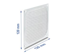 DELOCK Lüftergitter 120 x 120 mm Aluminium - Lüfter