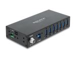 DELOCK Industrie Hub USB 5 Gbps 7x USB-A mit 8 kV ESD Schutz