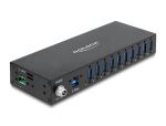 DELOCK Industrie Hub USB 5Gbps 10x USB-A mit 8 kV ESD Schutz