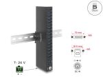 DELOCK Industrie Hub USB 5Gbps 16x USB-A mit 8 kV ESD Schutz