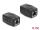 DELOCK Adapter Kupplung RJ50 Bu > Bu geschirmt schwarz