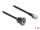 DELOCK Kabel RJ12 Stecker > Buchse zum Einbau 1 m schwarz
