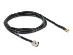 DELOCK Antennenkabel TNC Stecker zu SMA Stecker RG-58 1,5 m