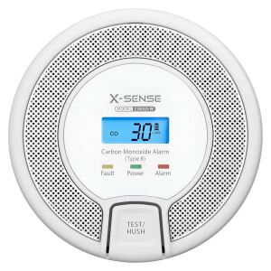 X-Sense CO03D-W Rauchmelder Kohlenstoffmonoxid-Melder Interkonnektabel Kabellos