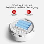 X-Sense CO03D-W Rauchmelder Kohlenstoffmonoxid-Melder Interkonnektabel Kabellos