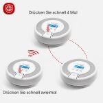 X-Sense CO03D-W Rauchmelder Kohlenstoffmonoxid-Melder Interkonnektabel Kabellos