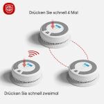X-Sense SC07-W Rauchmelder Kohlenstoffmonoxid-Melder Interkonnektabel Kabellos