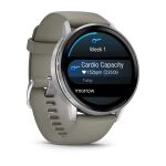 Garmin Venu 4 3,56 cm (1.4") AMOLED 45 mm Digital 454 x 454 Pixel Touchscreen Silber WLAN GPS