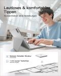 inateck Keyboard Ace Touch iPad 11"/10,9" QWERTZ RGB white