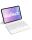 inateck Keyboard Ace Touch iPad 11"/10,9" QWERTZ RGB white