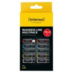 Intenso 3511551 USB-Stick 4 GB USB Typ-A 2.0 Schwarz, Rot, Grün, Transparent, Gelb, Blau