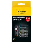 Intenso 3511575 USB-Stick 16 GB USB Typ-A 2.0 Schwarz, Rot, Grün, Transparent, Gelb, Blau